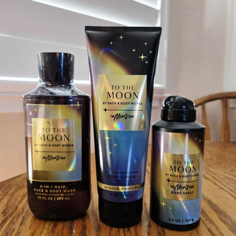 πBOGO 50% OFFππ«§π§΄πNWTβΌοΈBath & Body Works "To The Moon" 3-piece Collection - Picture 1 of 10